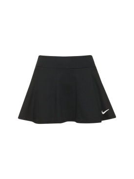 Nike: Flouncy tennis skirt - Black - women_0 | Luisa Via Roma