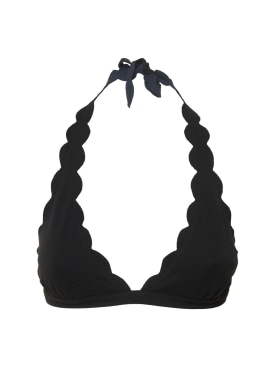 Marysia: Spring bikini top - Black/Indigo - women_0 | Luisa Via Roma