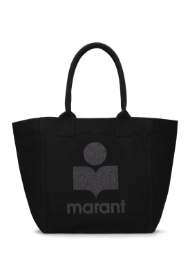 Isabel Marant: Small Yenky tote bag - Black - women_0 | Luisa Via Roma