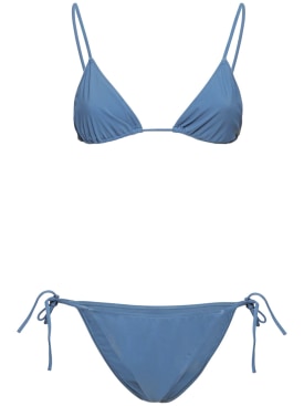 Lido: Bikini triangle à nouer Venti - Mid Blue - women_0 | Luisa Via Roma