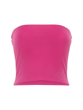 The Andamane: Gwen jersey stretch tube top - Pink - women_0 | Luisa Via Roma