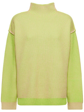 Nagnata: Hinterland sweater - Lime Green - women_0 | Luisa Via Roma