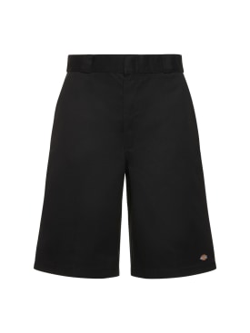 Dickies: Shorts de algodón - Negro - men_0 | Luisa Via Roma