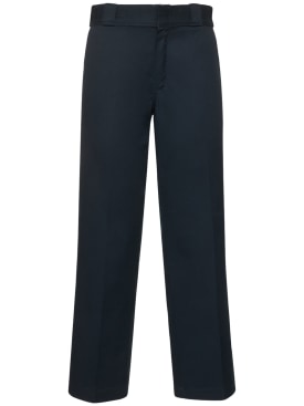 Dickies 874 Cropped Work Trousers In White for Women