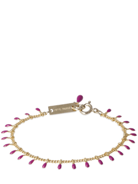 Isabel Marant: Casablanca resin bead bracelet - Fuchsia/Gold - women_0 | Luisa Via Roma