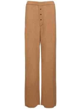 Guest In Residence: Everywear cashmere knitted pants - Brown - women_0 | Luisa Via Roma
