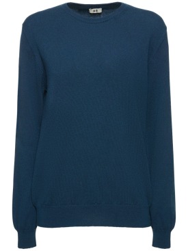 Annagreta: Suéter de cashmere - Azul - women_0 | Luisa Via Roma