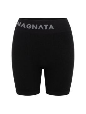 Nagnata: Yang羊毛混纺短裤 - 黑色 - women_0 | Luisa Via Roma