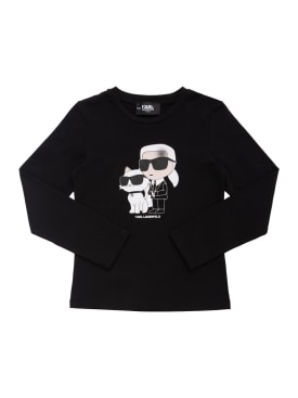 karl lagerfeld - t-shirts - kid fille - offres