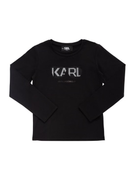 karl lagerfeld - t-shirts - kid fille - offres