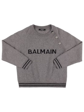 balmain - knitwear - kids-boys - sale