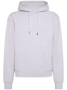 Jacquemus: Le Sweatshirt Brode棉质连帽卫衣 - 灰色 - men_0 | Luisa Via Roma