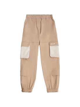 msgm - pants & leggings - toddler-girls - ss24