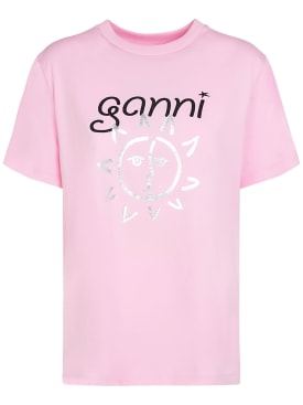 ganni - 티셔츠 - 여성 - ss24