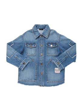Cotton poplin shirt - N°21 - Boys  | Luisaviaroma