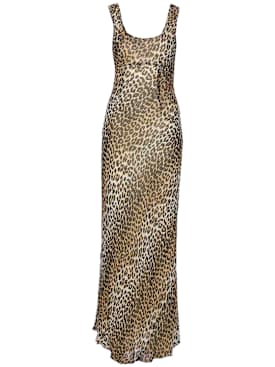 ganni leopard print maxi dress Ganni Girl Sarah Christine