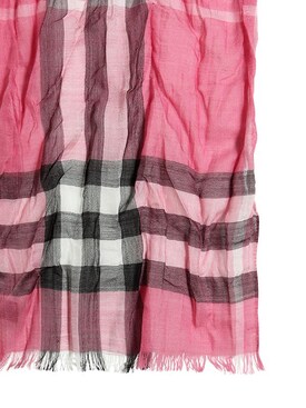 burberry scarf kids pink