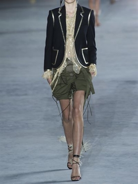 ウールギャバジン ブレザー