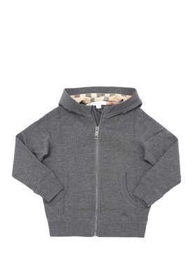 burberry hoodie kids white