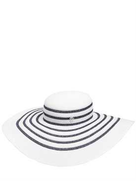 maison michel"bianca"条纹草帽 6526s     m     l