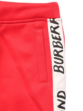 burberry pants red