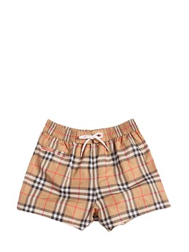 burberry shorts kids orange