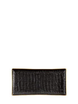Crocodile Porcelain Rectangular Tray