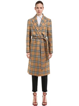 burberry coat womens brown