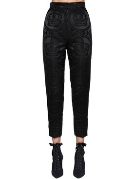 Moncler Pantalones Cropped morado Moncler Pantalones Cropped morado