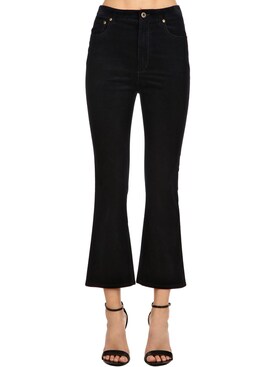 Moncler Pantalones Cropped morado Moncler Pantalones Cropped morado