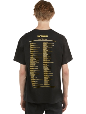 raf simons - t-shirt - uomo - primavera/estate 2019