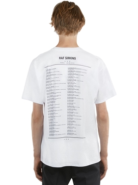 raf simons - t-shirt - uomo - primavera/estate 2019
