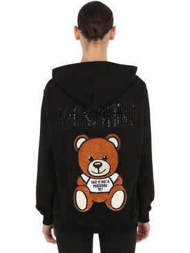 women's moschino hoodie