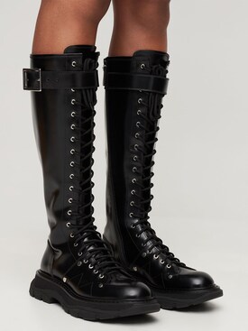 alexander mcqueen knee boots