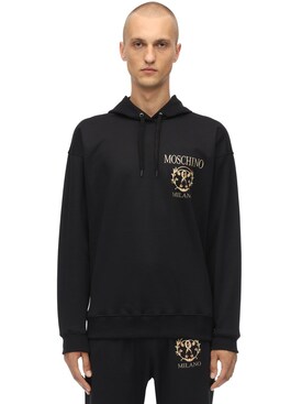 moschino hoodie mens sale