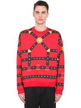 versace sweatshirt red