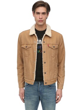 levi's shearling jacket mens