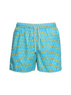 Printed Recycled Nylon Swim Shorts Luisaviaroma Boys Sport & Swimwear Swimwear Swim Shorts 
