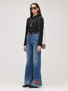 gucci womens flare jeans