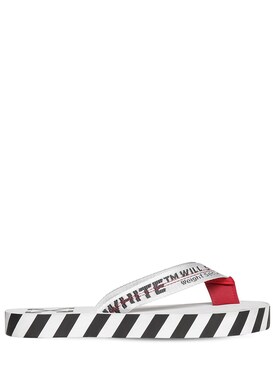 off white flip flops mens