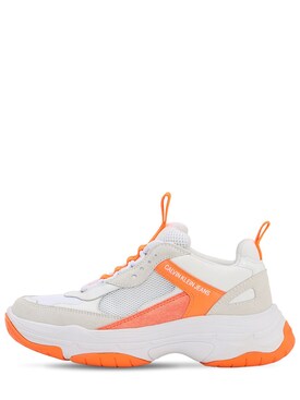 calvin klein orange shoes