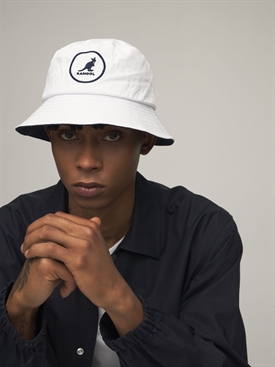 Kangol - Cotton bucket hat - White 