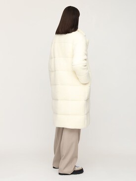 moncler bagaud faux fur coat