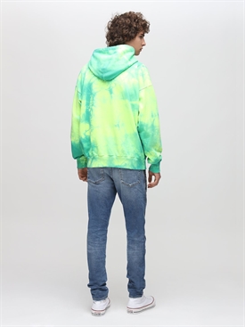 Diesel - Felpa in cotone tie dye con cappuccio - | Luisaviaroma