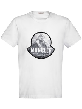 moncler white t shirt mens
