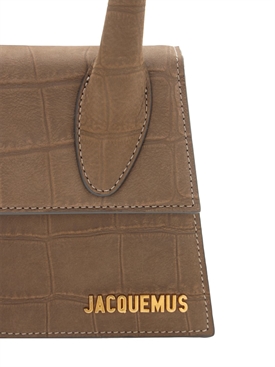 le chiquito moyen croc embossed bolsa