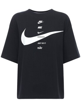 black and white nike t shirt women's