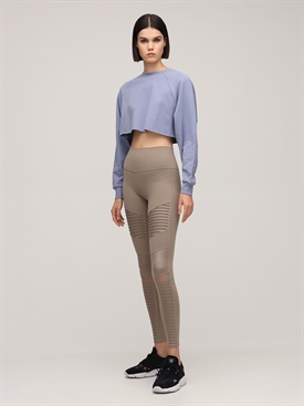 waist moto leggings - Gravel/Gravel G 