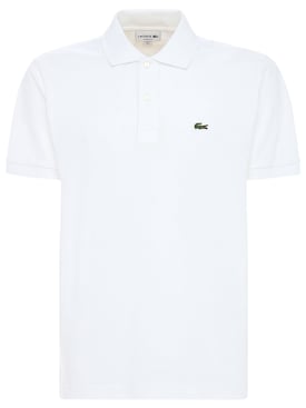 white lacoste polo shirt