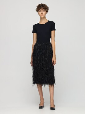 oasis feather skirt